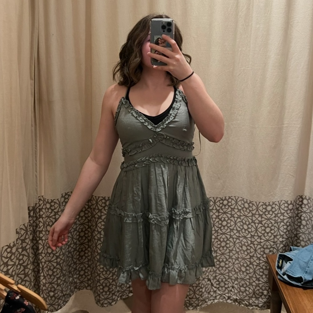 Sage Green Sun Dress